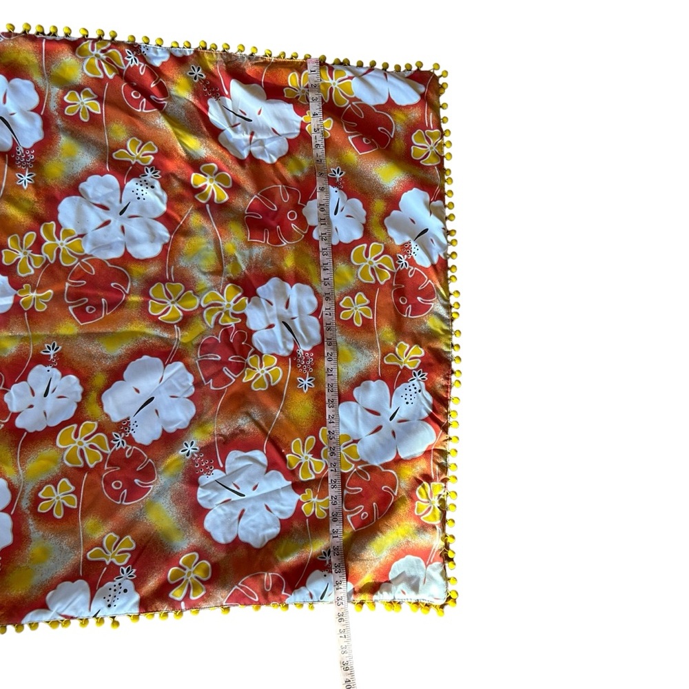 Green aloha print beach blanket - Picture 13 of 14